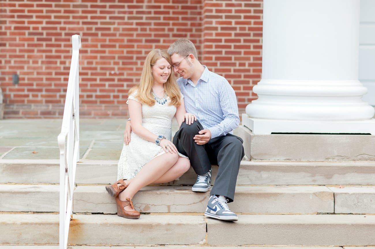 McDaniel College Engagement | Lauren Myers Photography #FallEngagementPictures