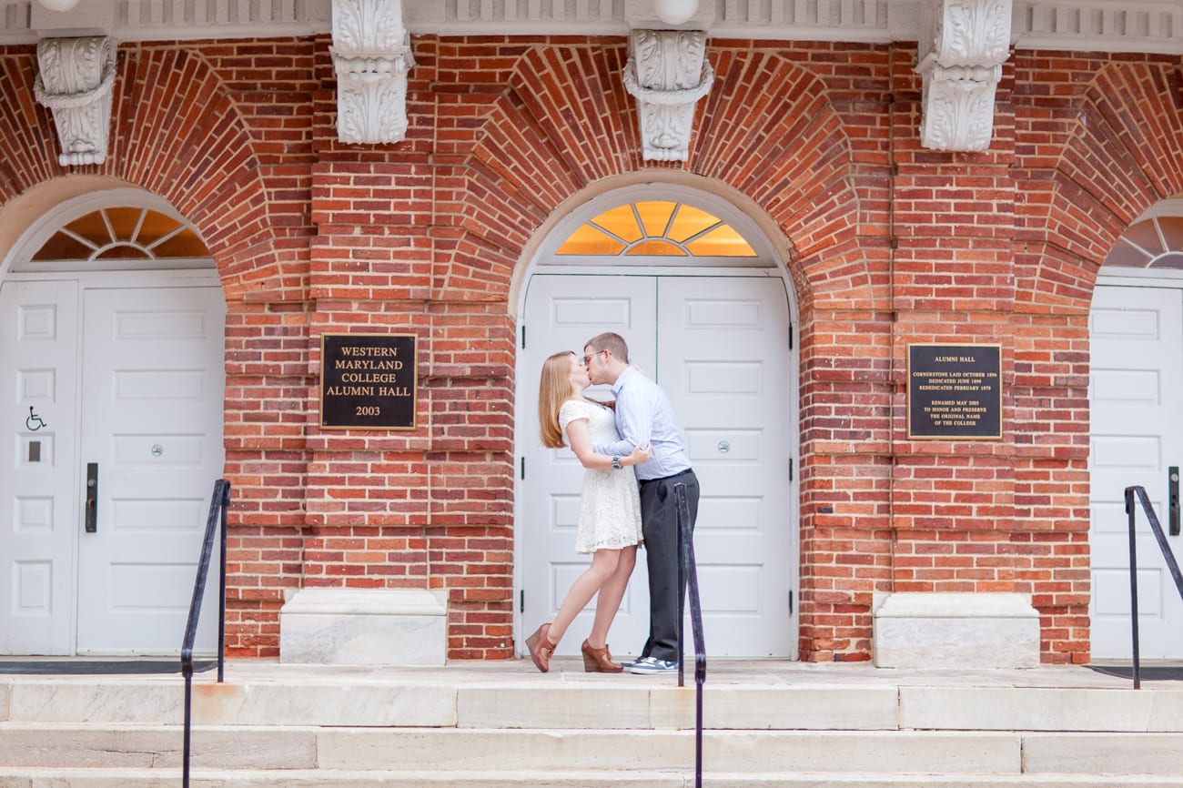 McDaniel College Engagement | Lauren Myers Photography #FallEngagementPictures