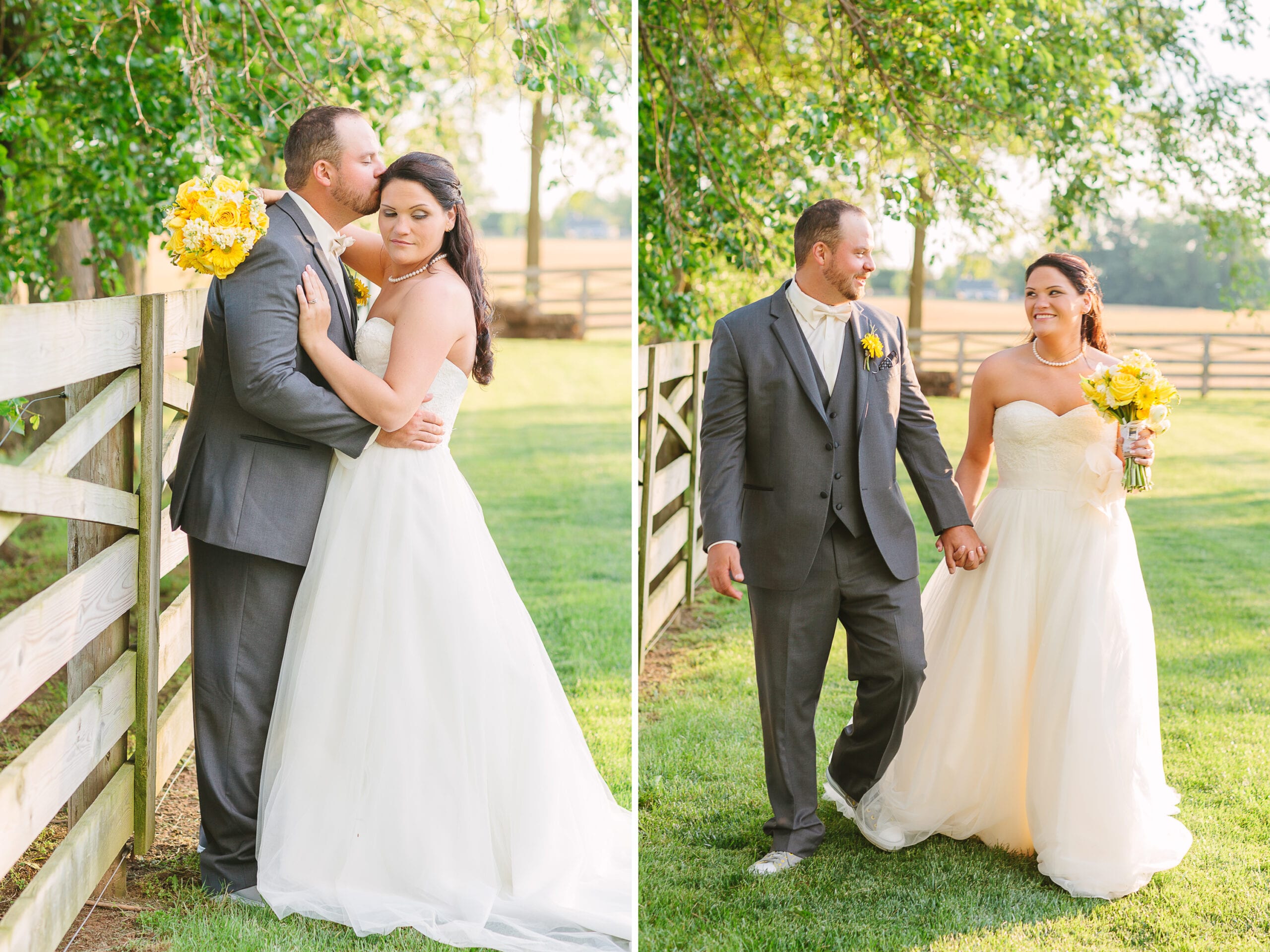 Walker's Overlook- Frederick, Maryland Wedding | Lauren Myers Photography #YellowGrayWedding