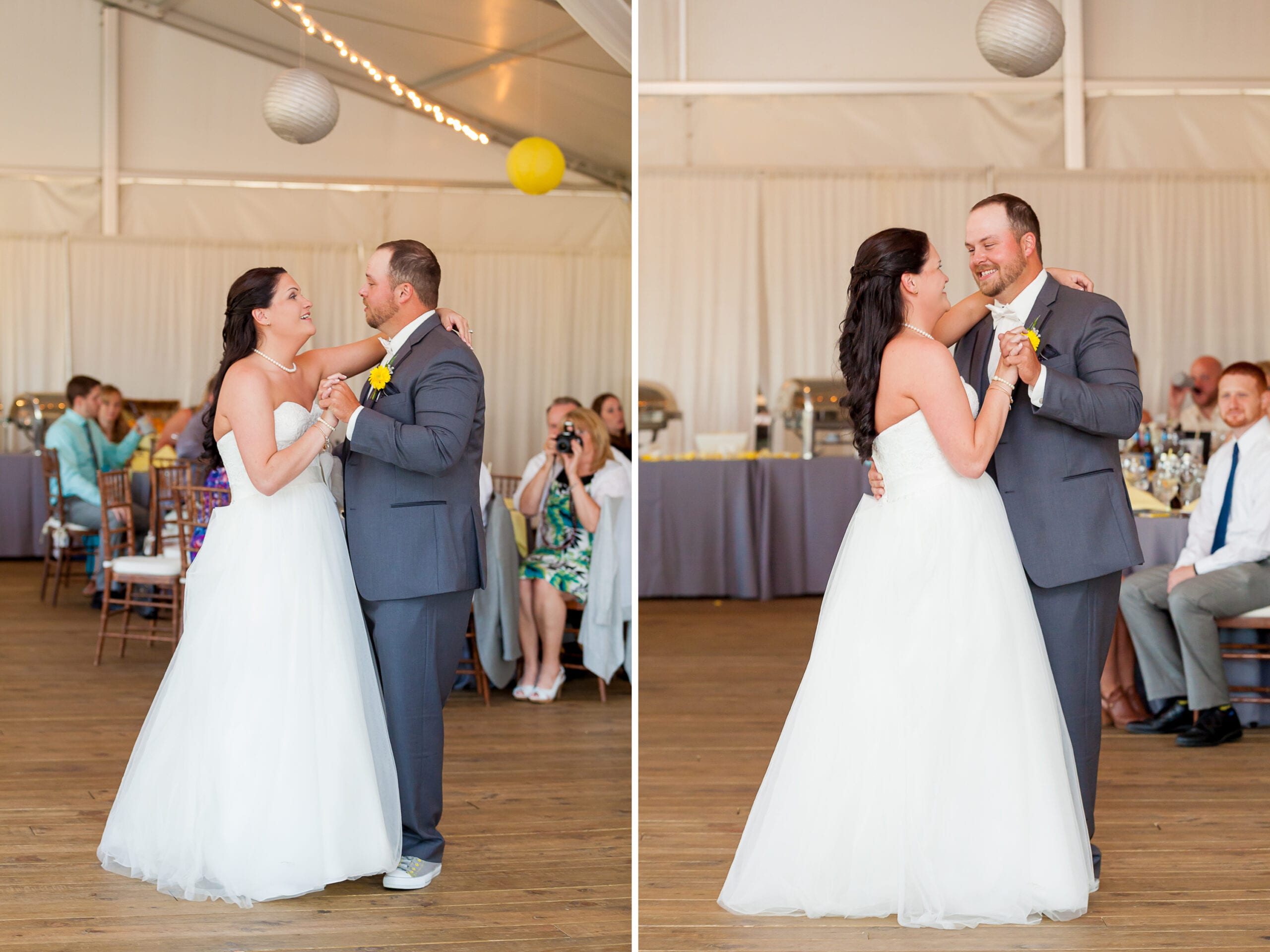Walker's Overlook- Frederick, Maryland Wedding | Lauren Myers Photography #YellowGrayWedding