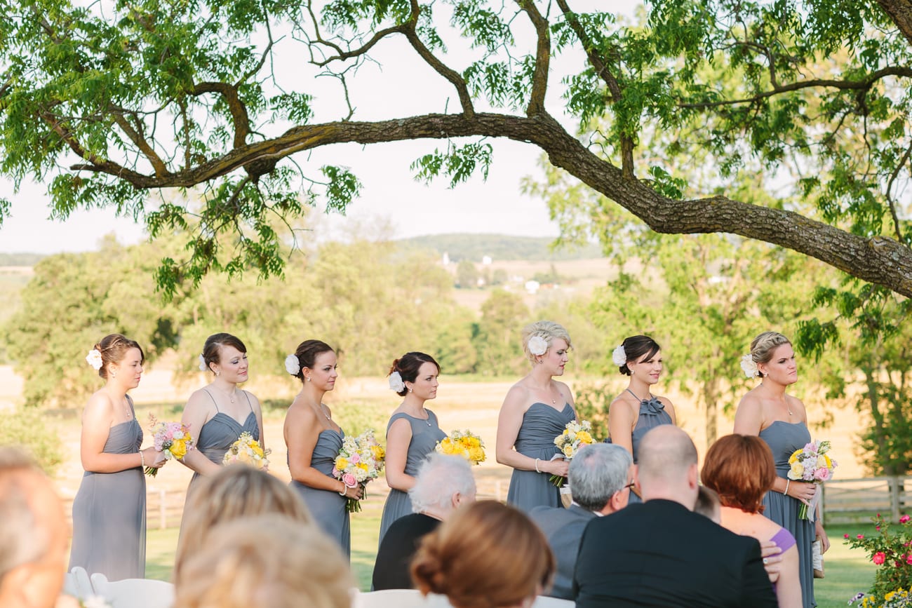 Walker's Overlook- Frederick, Maryland Wedding | Lauren Myers Photography #YellowGrayWedding
