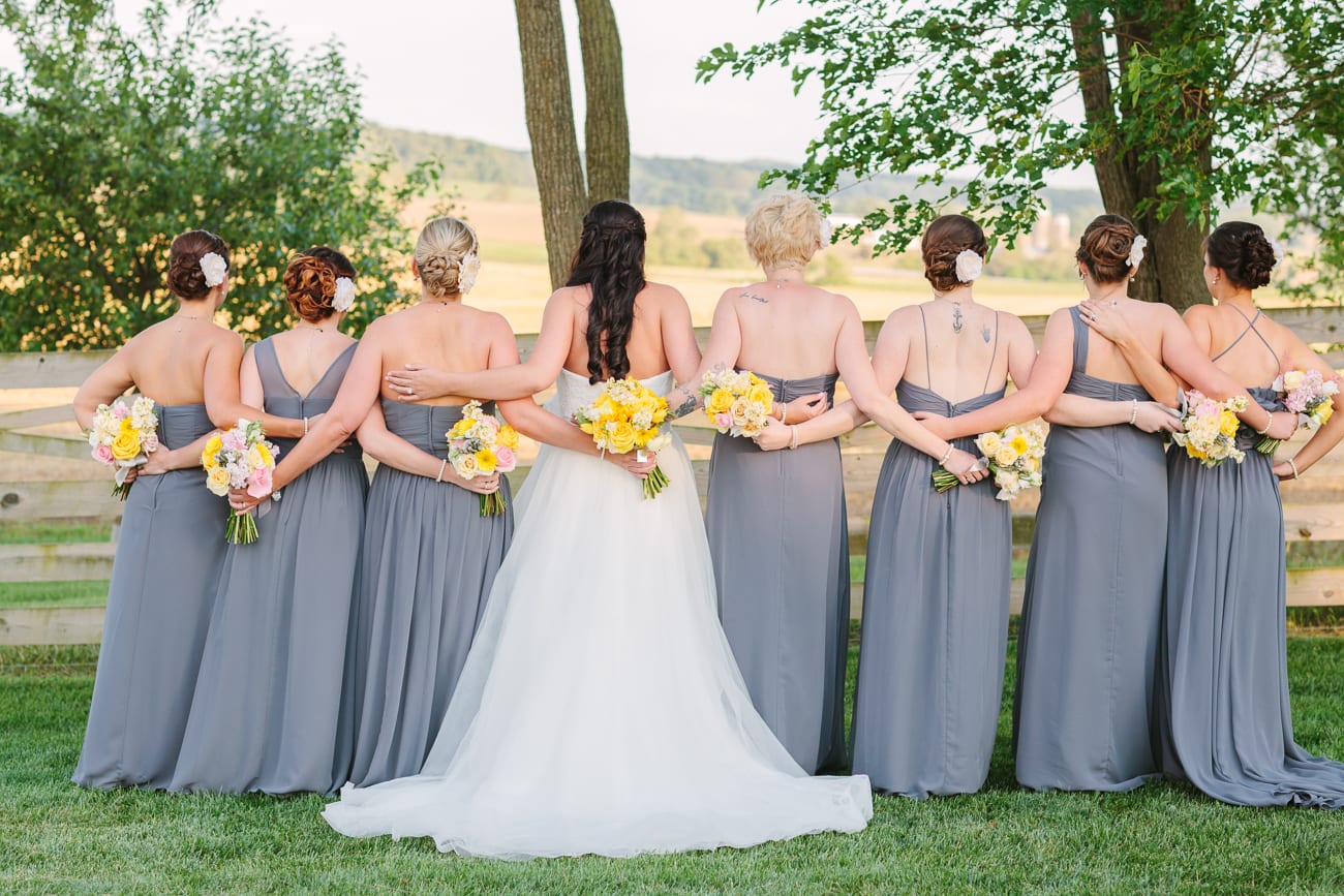 Walker's Overlook- Frederick, Maryland Wedding | Lauren Myers Photography #YellowGrayWedding