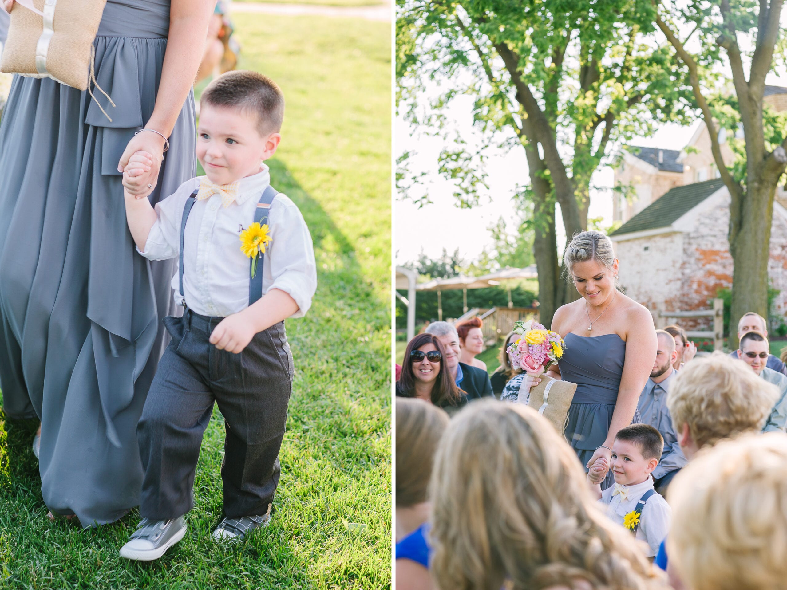 Walker's Overlook- Frederick, Maryland Wedding | Lauren Myers Photography #YellowGrayWedding