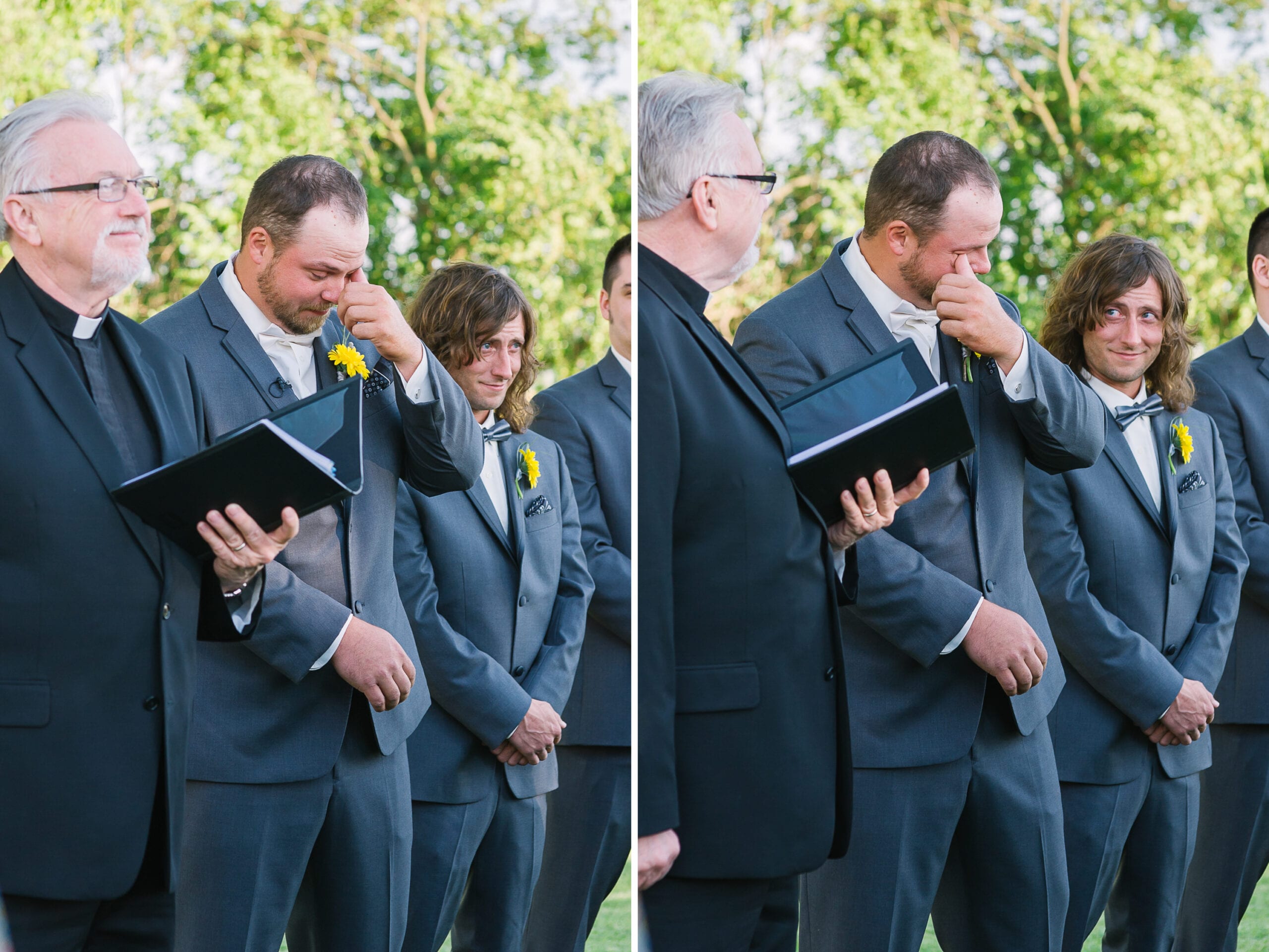 Walker's Overlook- Frederick, Maryland Wedding | Lauren Myers Photography #YellowGrayWedding