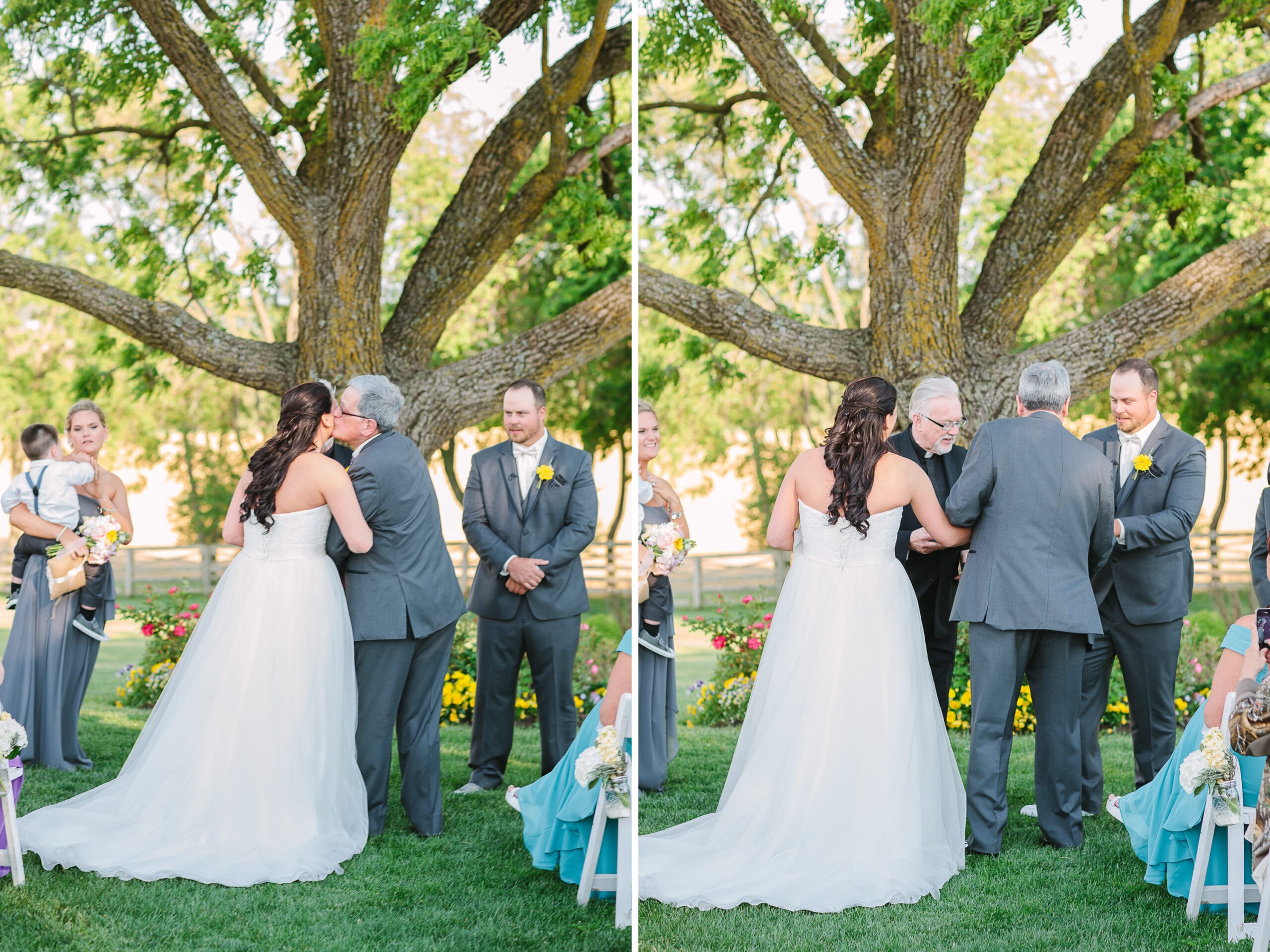 Walker's Overlook- Frederick, Maryland Wedding | Lauren Myers Photography #YellowGrayWedding