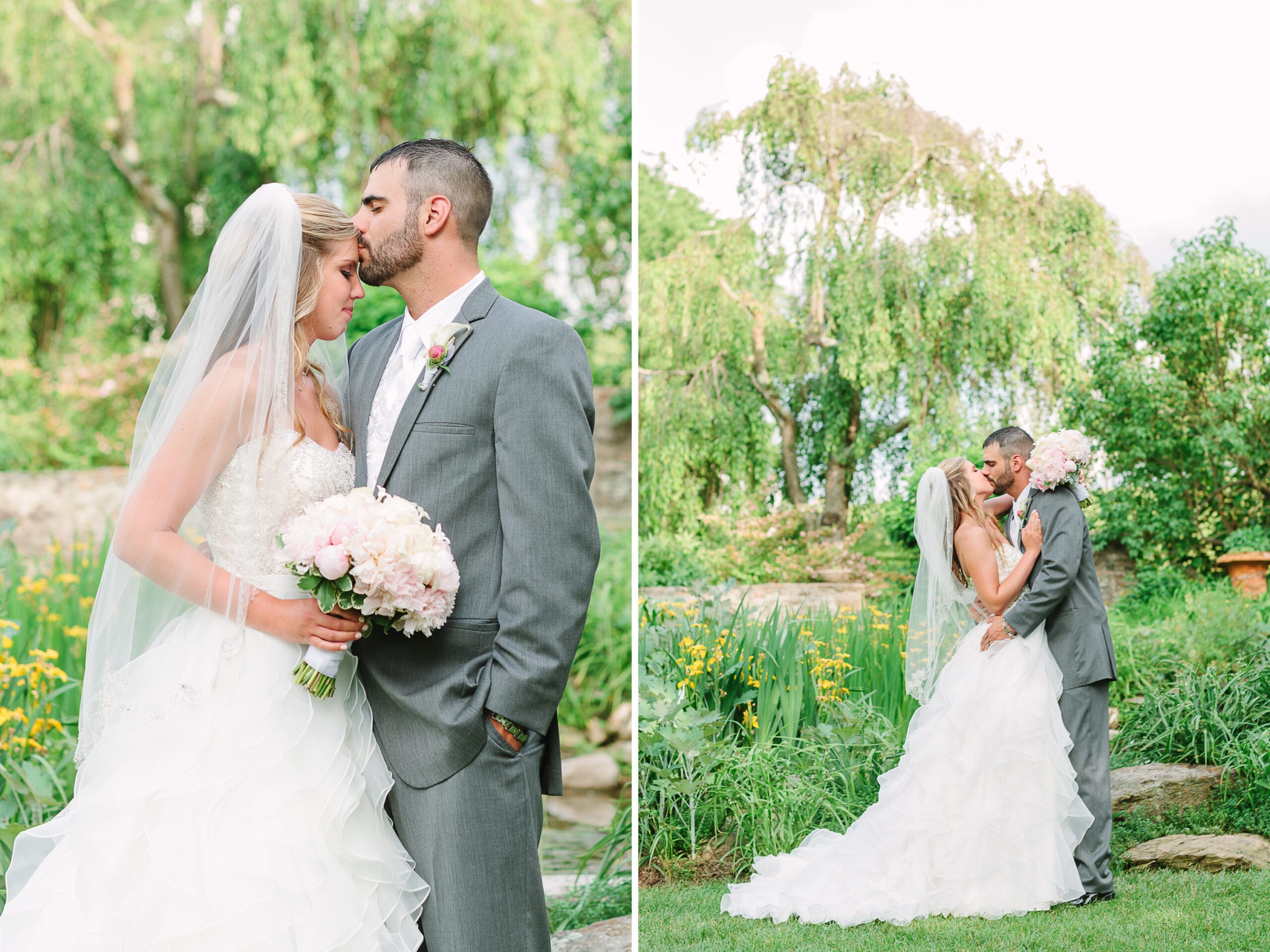 Historic Union Mills Homestead Rustic Wedding // Lauren Myers Photography #RusticWedding #BlushWedding #CowboyBoots #AllureBridals #Rustic