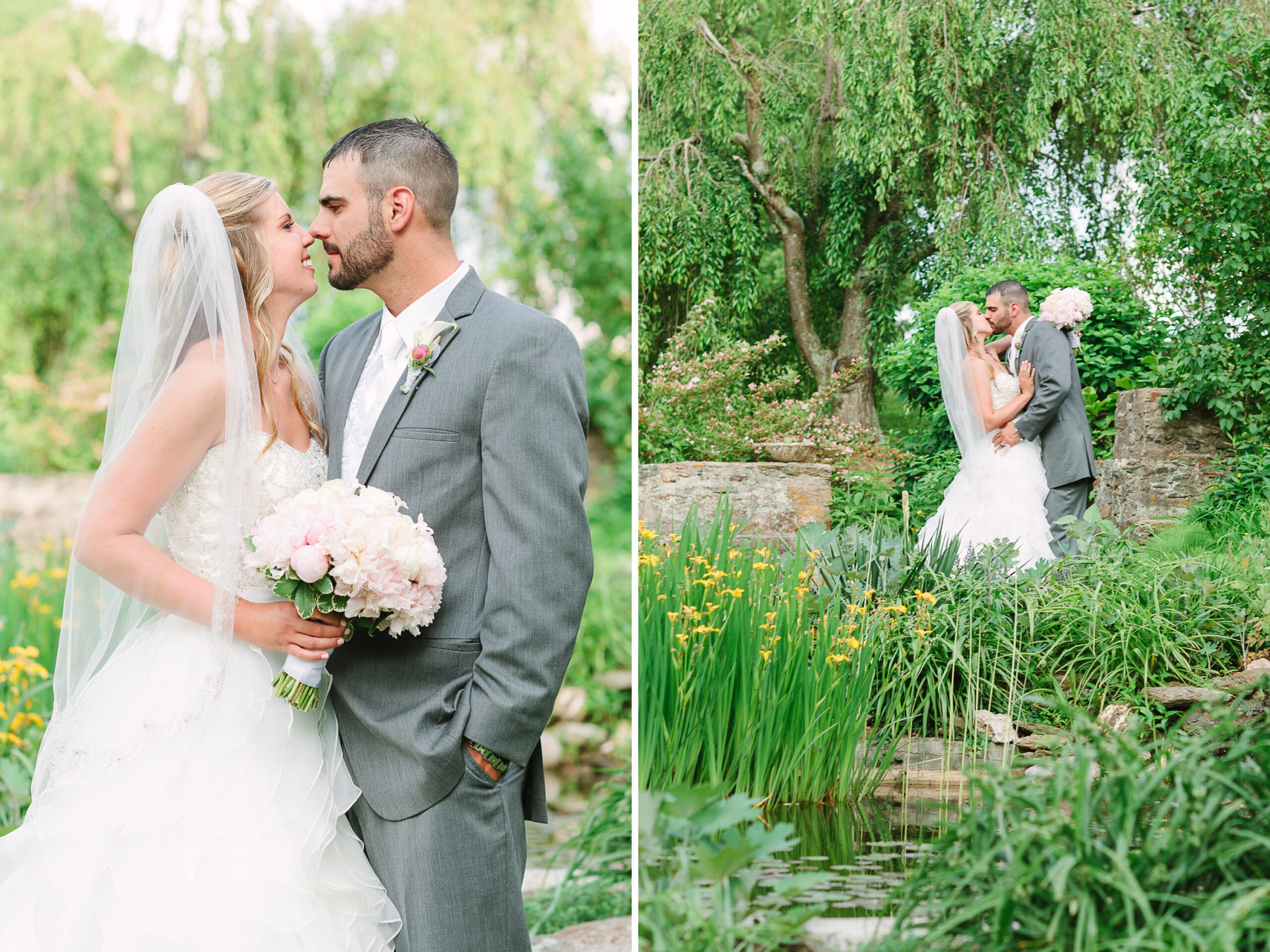 Historic Union Mills Homestead Rustic Wedding // Lauren Myers Photography #RusticWedding #BlushWedding #CowboyBoots #AllureBridals #Rustic