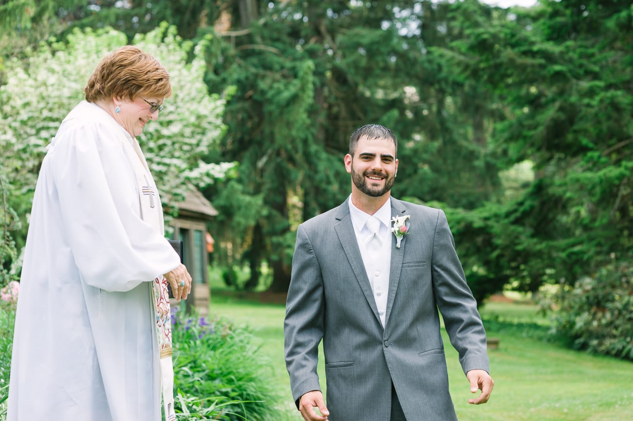 Historic Union Mills Homestead Rustic Wedding // Lauren Myers Photography #RusticWedding #BlushWedding #CowboyBoots #AllureBridals #Rustic