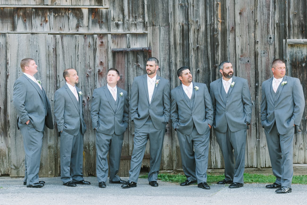 Historic Union Mills Homestead Rustic Wedding // Lauren Myers Photography #RusticWedding #BlushWedding #CowboyBoots #AllureBridals #Rustic