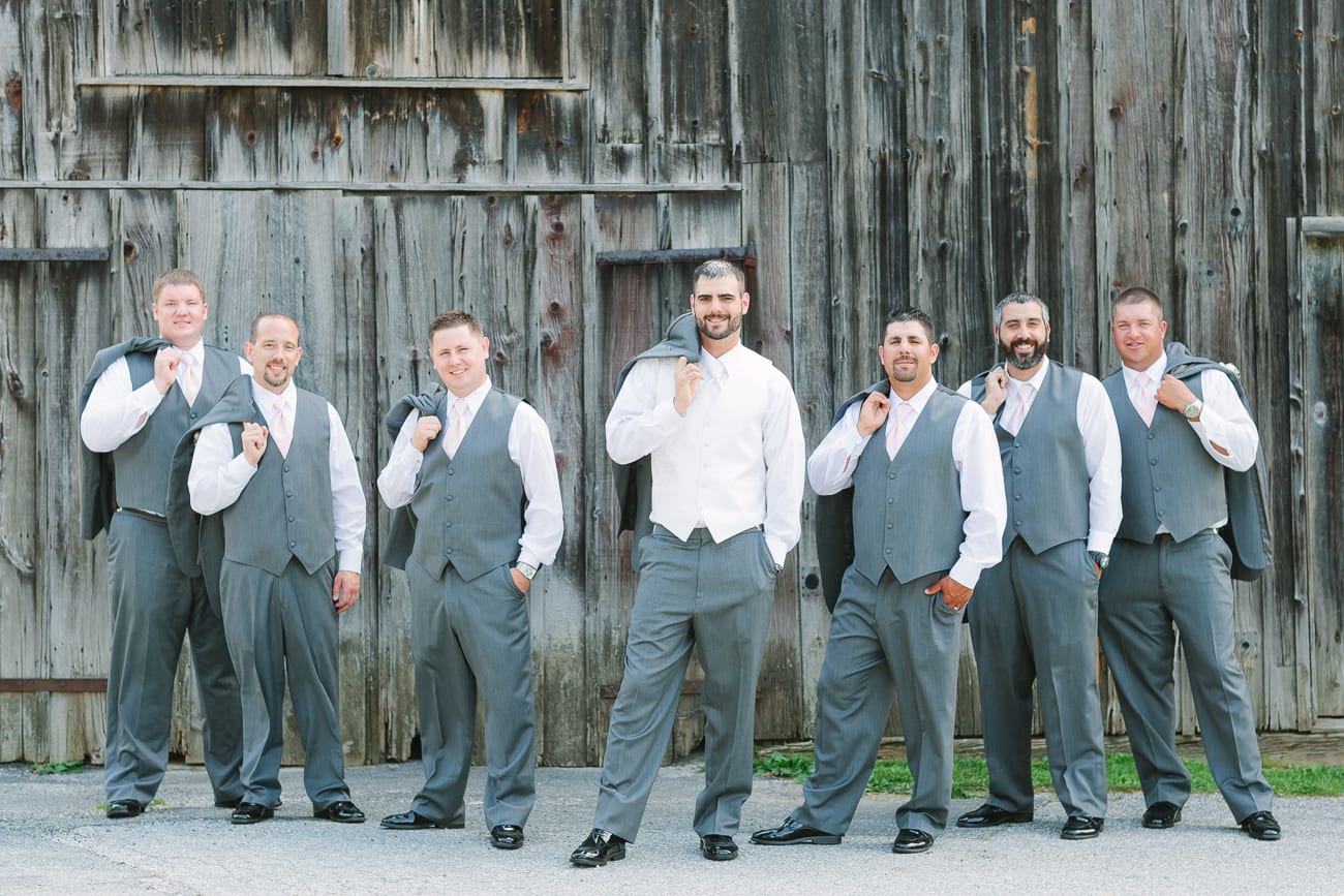 Historic Union Mills Homestead Rustic Wedding // Lauren Myers Photography #RusticWedding #BlushWedding #CowboyBoots #AllureBridals #Rustic