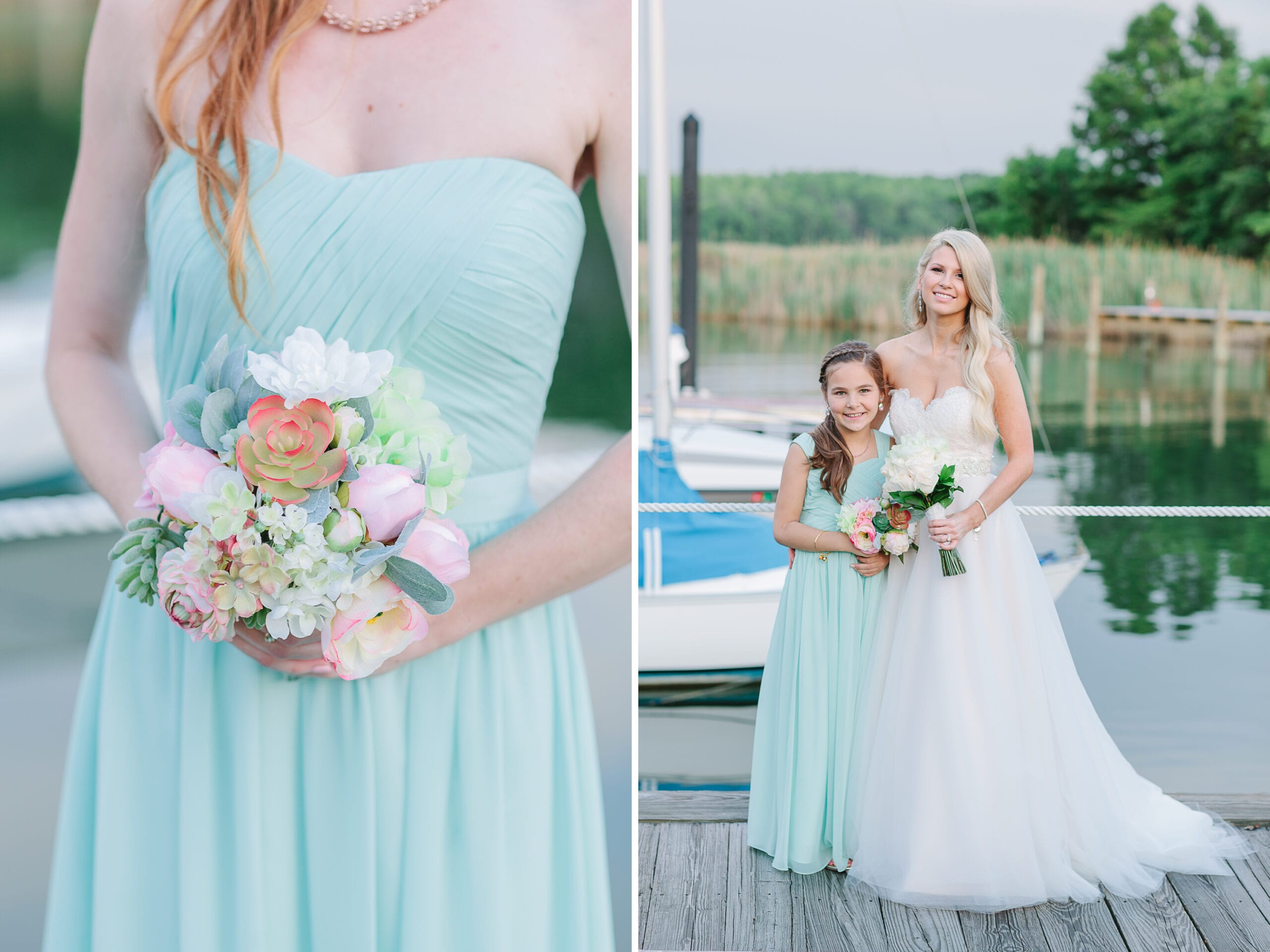 Silver Swan Bayside Wedding // Queen’s Anne Marina- Maryland. Lauren Myers Photography- #NauticalWedding #ChesapeakeBayWedding #Wedding #BadgleyMischka