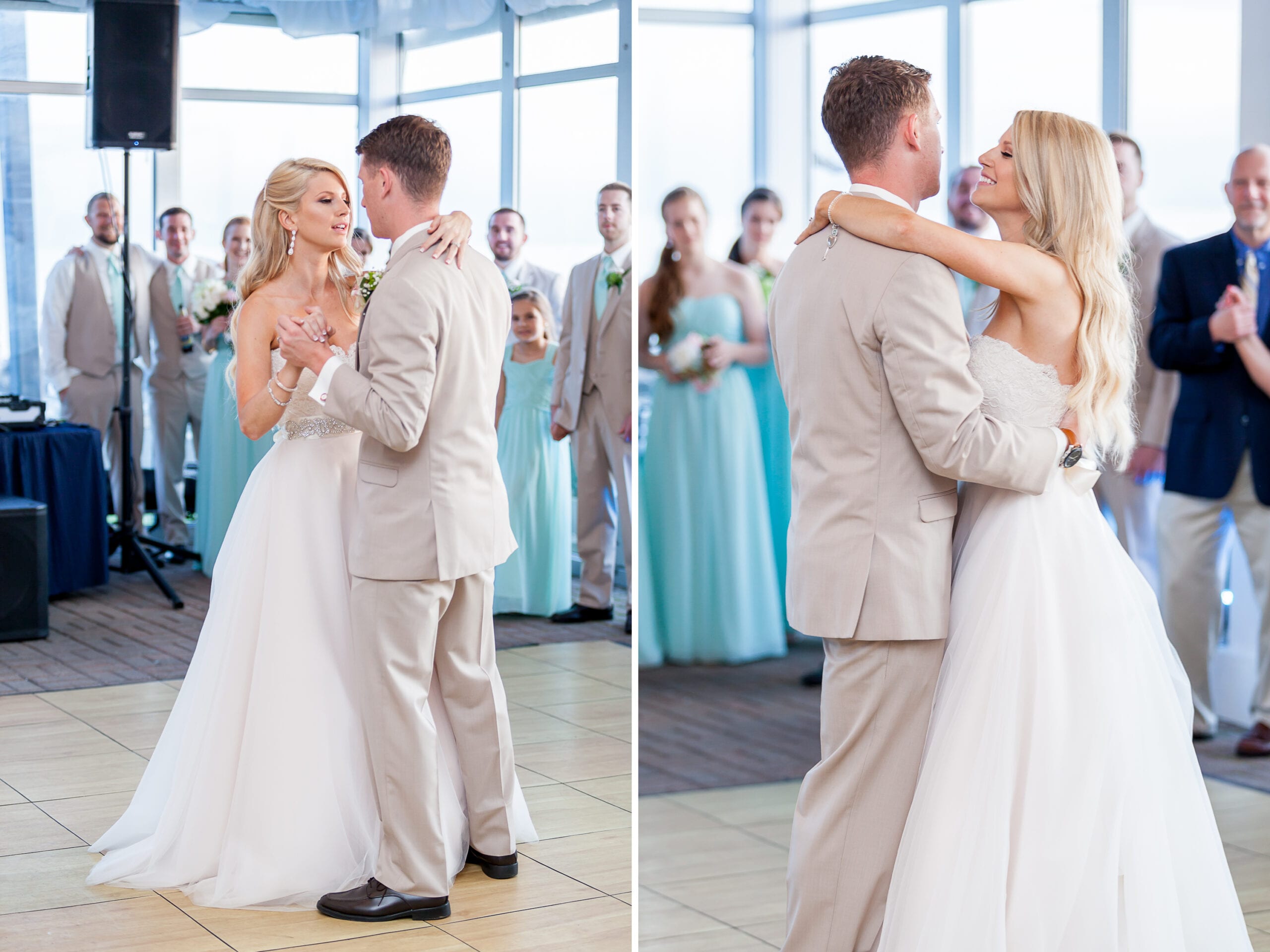 Silver Swan Bayside Wedding // Queen’s Anne Marina- Maryland. Lauren Myers Photography- #NauticalWedding #ChesapeakeBayWedding #Wedding #BadgleyMischka