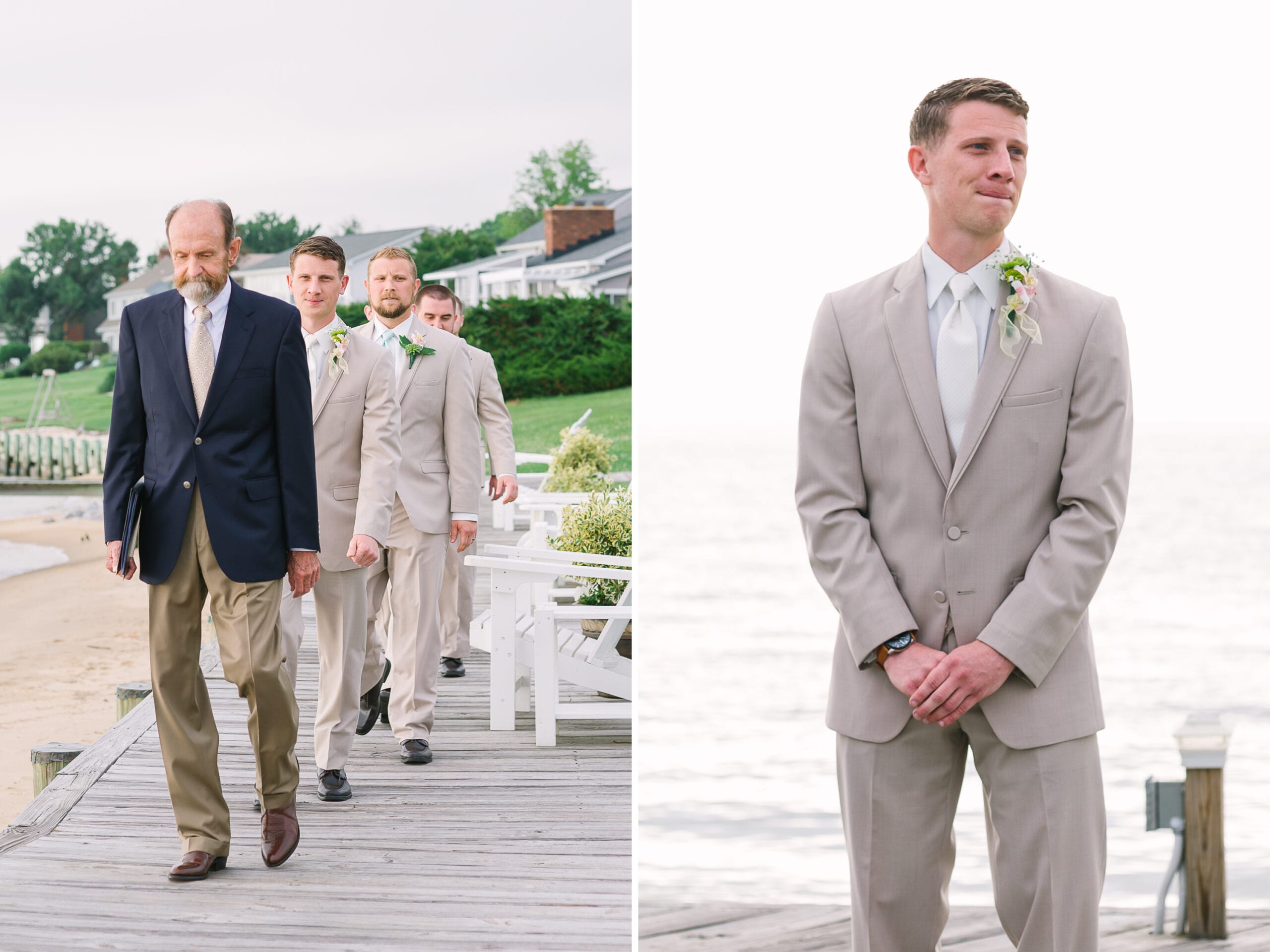 Silver Swan Bayside Wedding // Queen’s Anne Marina- Maryland. Lauren Myers Photography- #NauticalWedding #ChesapeakeBayWedding #Wedding #BadgleyMischka