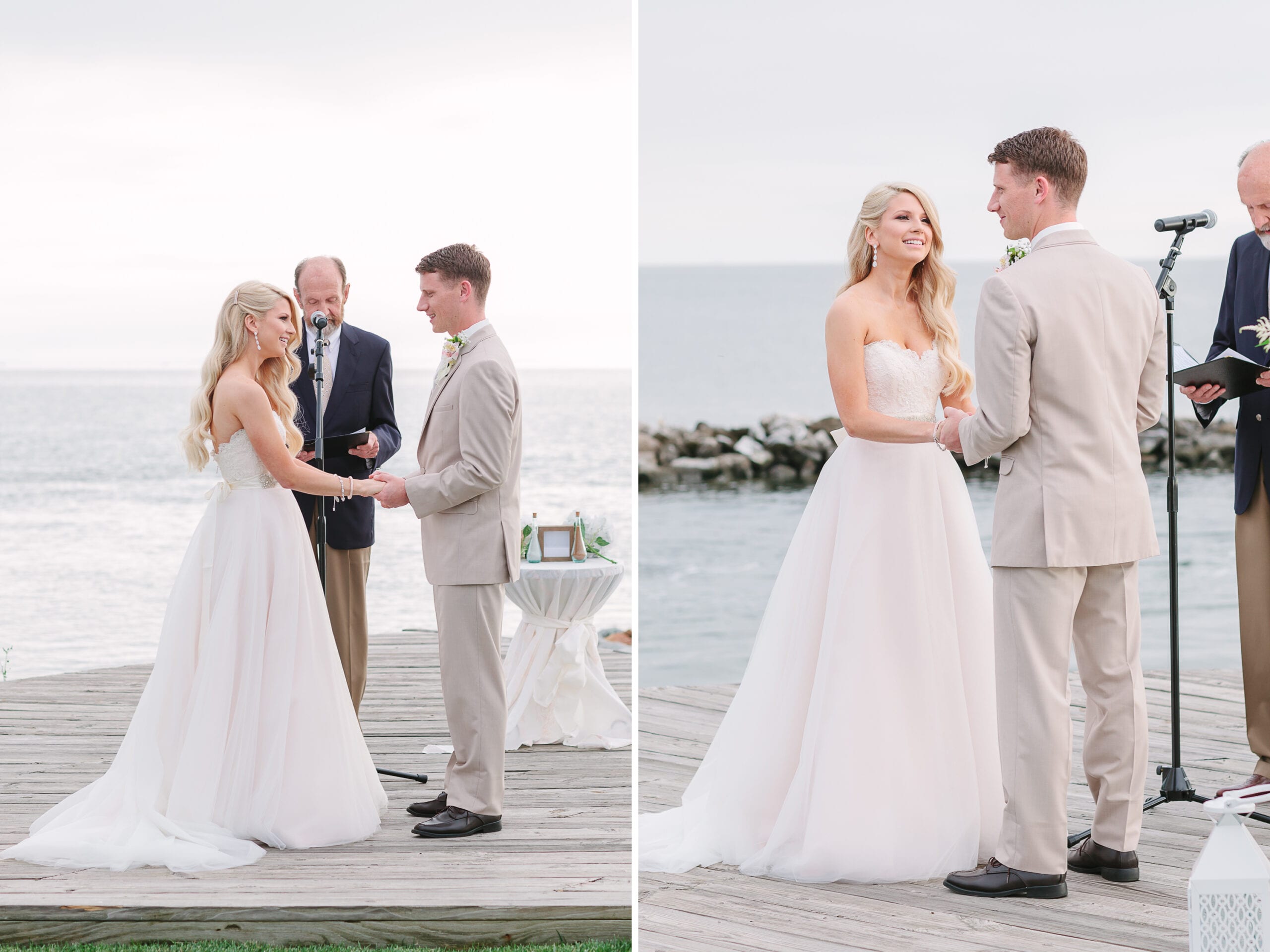 Silver Swan Bayside Wedding // Queen’s Anne Marina- Maryland. Lauren Myers Photography- #NauticalWedding #ChesapeakeBayWedding #Wedding #BadgleyMischka