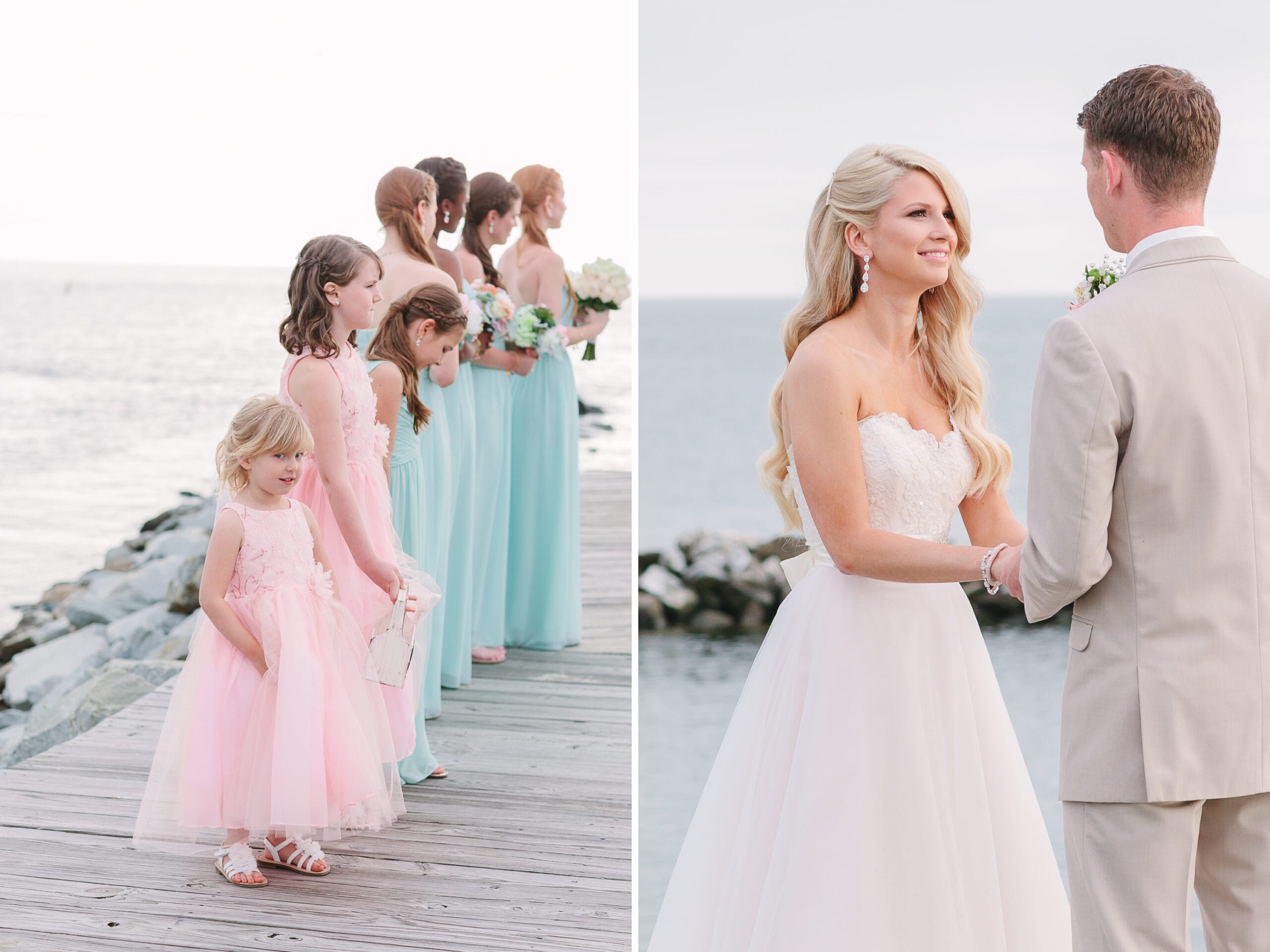 Silver Swan Bayside Wedding // Queen’s Anne Marina- Maryland. Lauren Myers Photography- #NauticalWedding #ChesapeakeBayWedding #Wedding #BadgleyMischka
