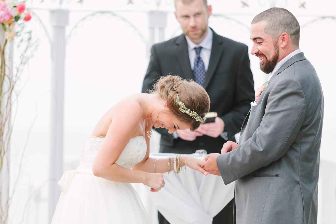 Celebrations at the Bay Wedding- Annapolis, Maryland // Lauren Myers Photography #ChesapeakeBay #CelebrationsAtTheBay #BohemianWedding Blush + Gold Wedding