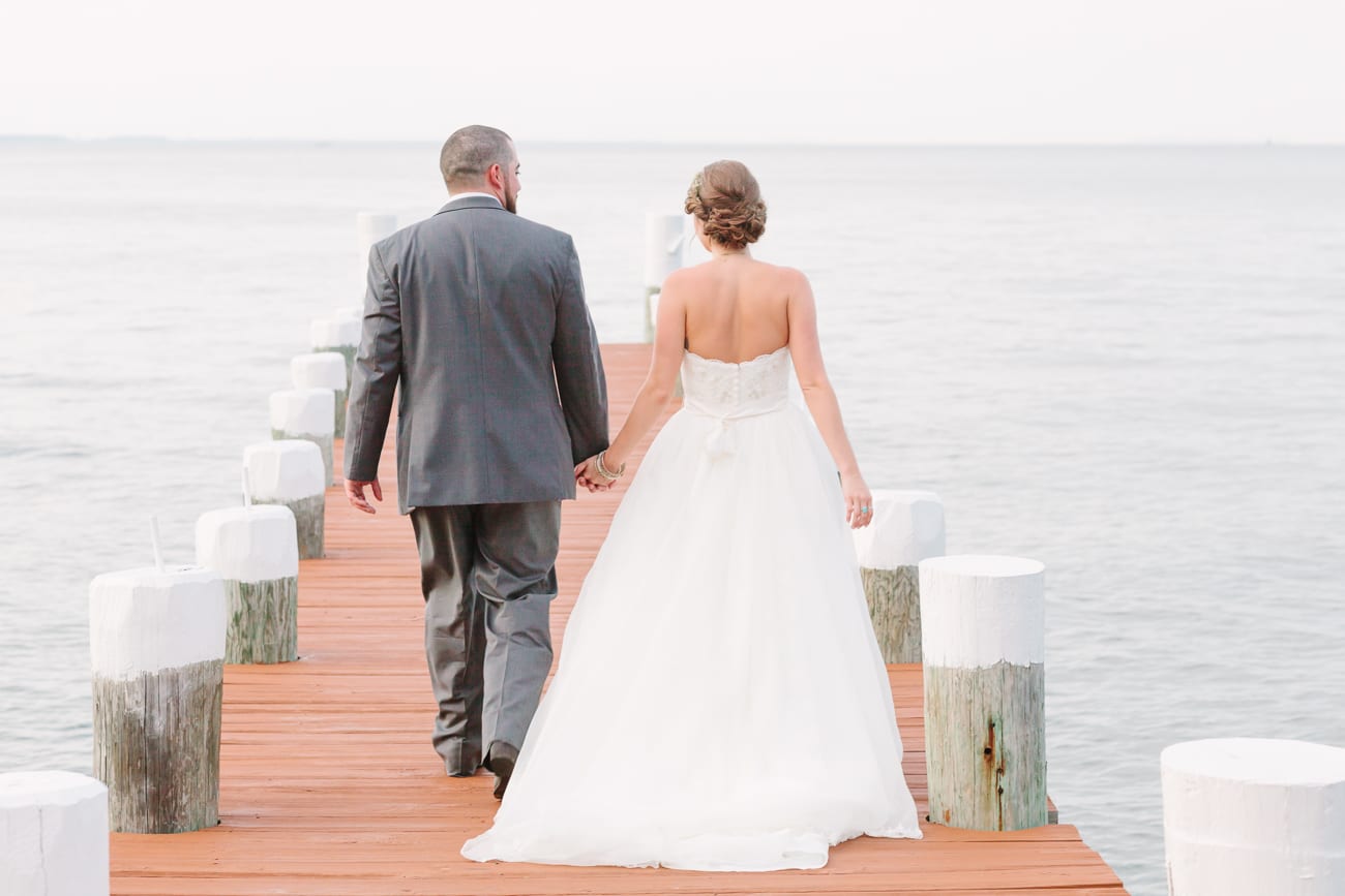 Celebrations at the Bay Wedding- Annapolis, Maryland // Lauren Myers Photography #ChesapeakeBay #CelebrationsAtTheBay #BohemianWedding Blush + Gold Wedding