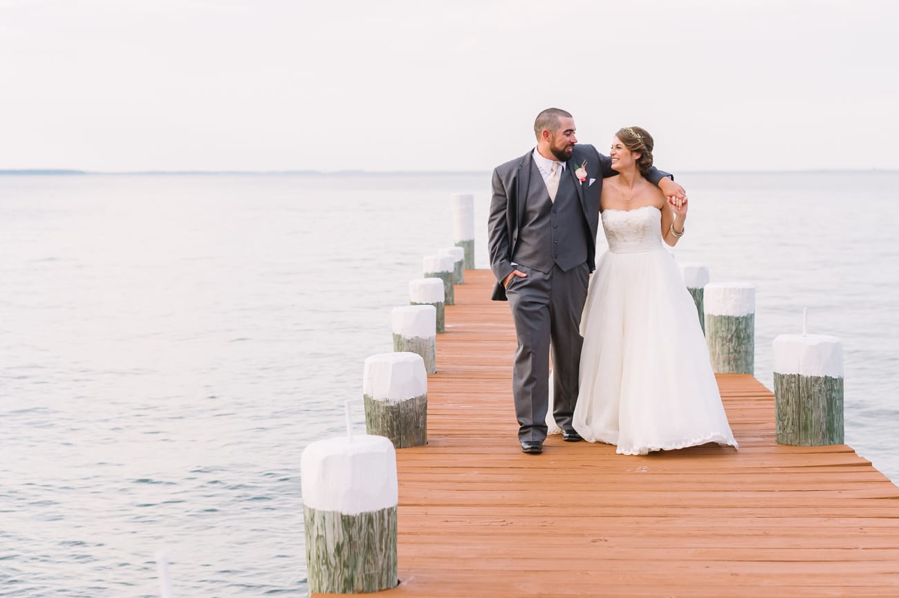 Celebrations at the Bay Wedding- Annapolis, Maryland // Lauren Myers Photography #ChesapeakeBay #CelebrationsAtTheBay #BohemianWedding Blush + Gold Wedding