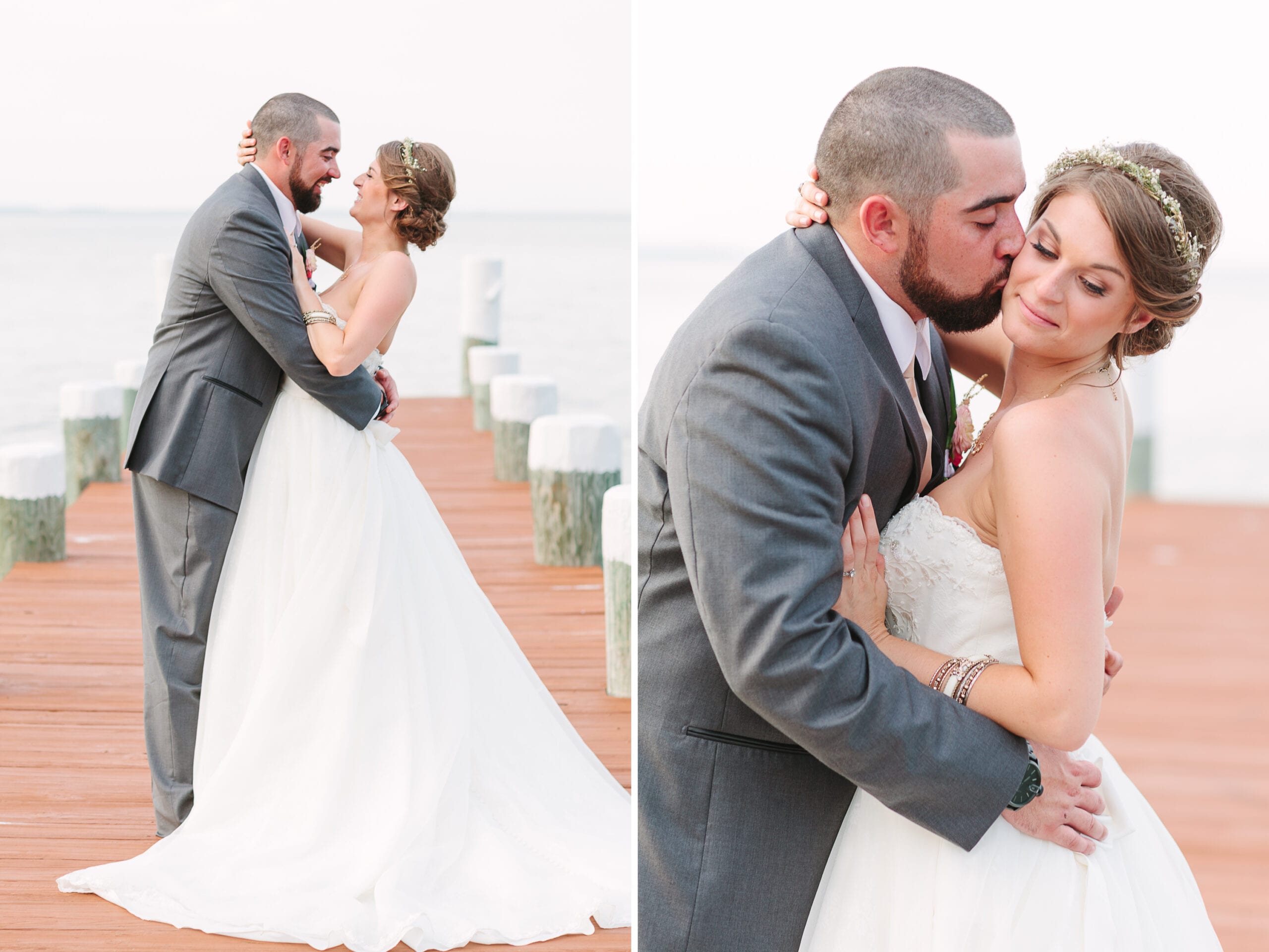 Celebrations at the Bay Wedding- Annapolis, Maryland // Lauren Myers Photography #ChesapeakeBay #CelebrationsAtTheBay #BohemianWedding Blush + Gold Wedding