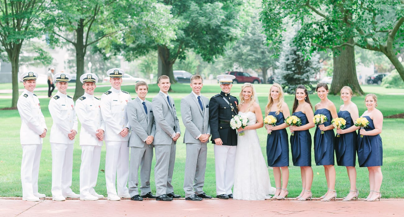 United States Naval Academy Wedding – Annapolis, Maryland // Lauren Myers Photography #USNA #USNAWedding #UnitedStatesNavalAcademy #UnitedStatesNavalAcademyWedding #MilitaryWedding #USMC #UnitedStatesMarineCorp #USMCWedding