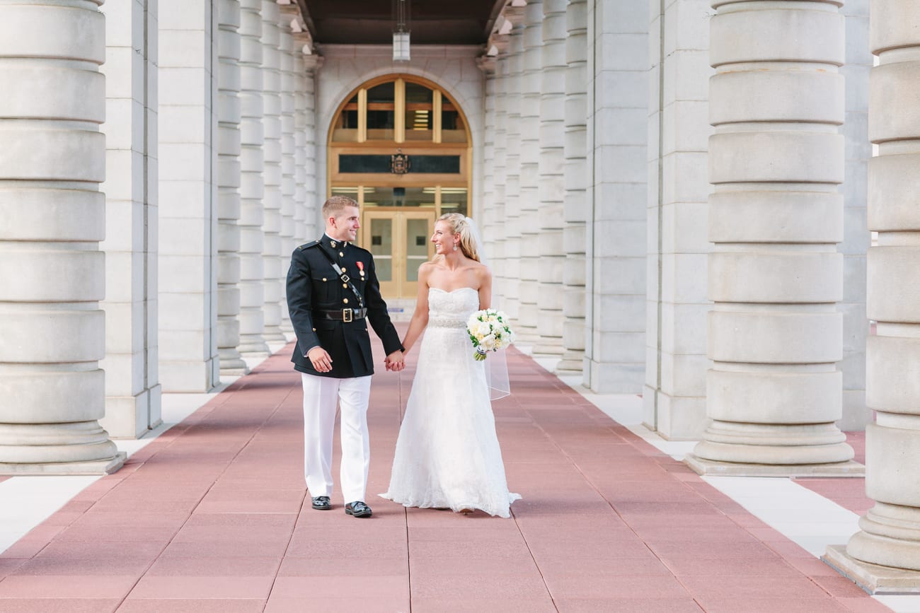 United States Naval Academy Wedding – Annapolis, Maryland // Lauren Myers Photography #USNA #USNAWedding #UnitedStatesNavalAcademy #UnitedStatesNavalAcademyWedding #MilitaryWedding #USMC #UnitedStatesMarineCorp #USMCWedding