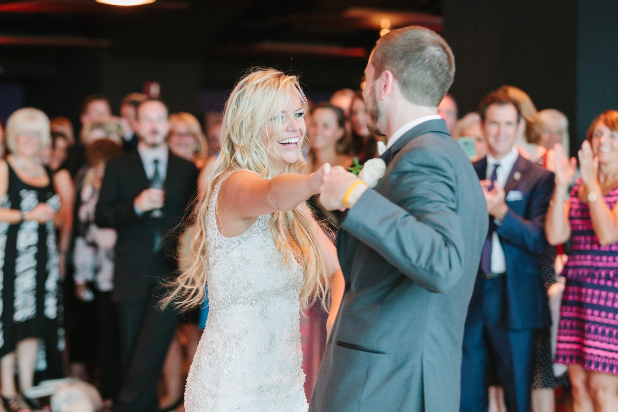 M&T Bank Stadium Baltimore Ravens Wedding. Photography by Lauren Myers Photography #RavensStadiumWedding #BaltimoreRavens #RavensNation #PurpleGoldWedding