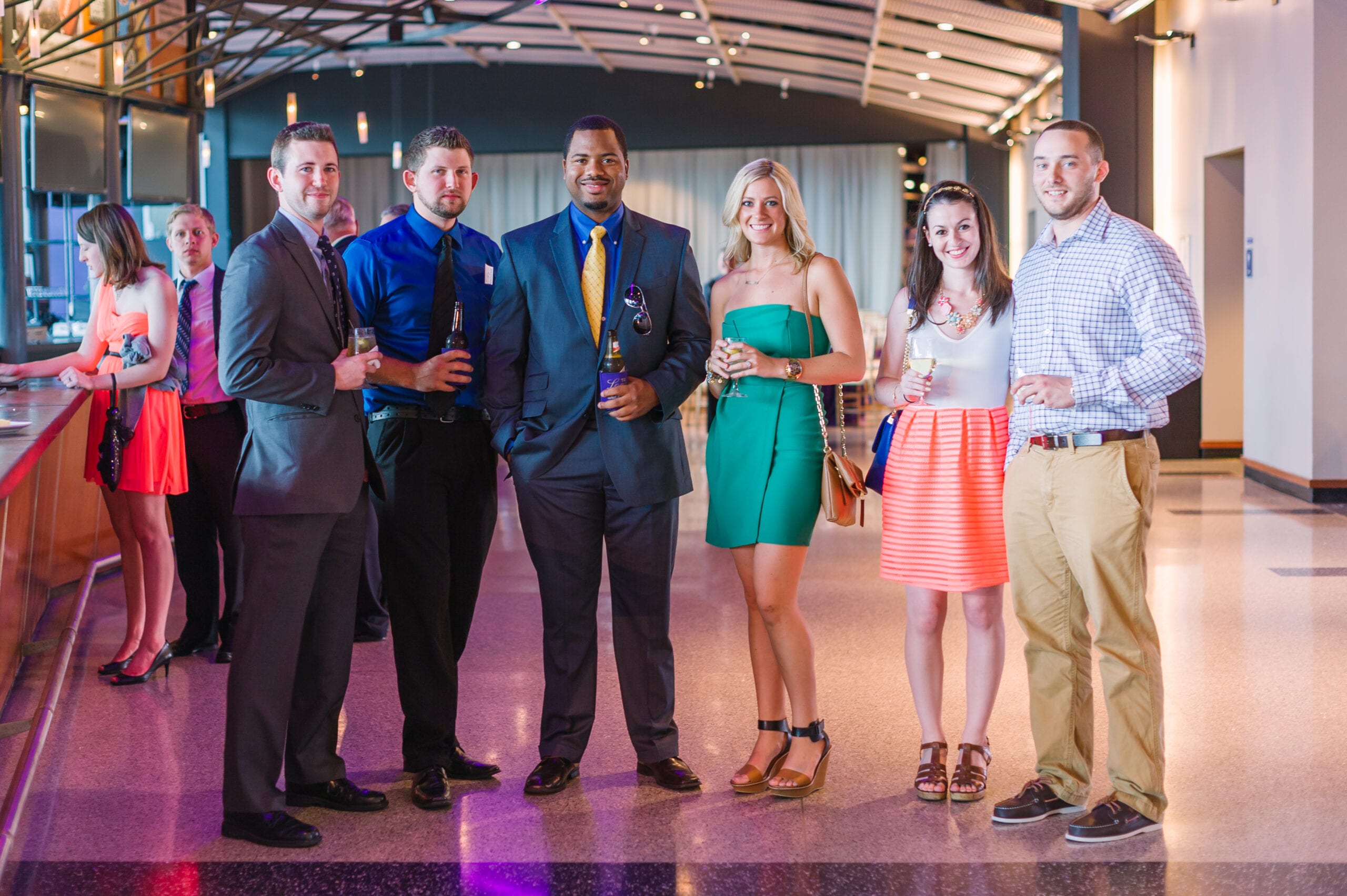 M&T Bank Stadium Baltimore Ravens Wedding. Photography by Lauren Myers Photography #RavensStadiumWedding #BaltimoreRavens #RavensNation #PurpleGoldWedding