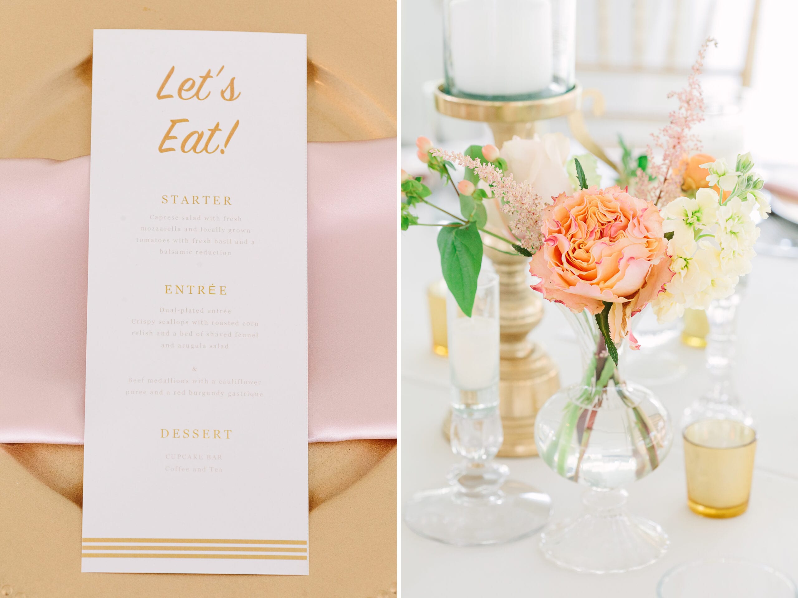 Romantic Fall Wedding at Belmont Manor | Photography by Lauren Myers Photography #EED #champagnewedding #romantic