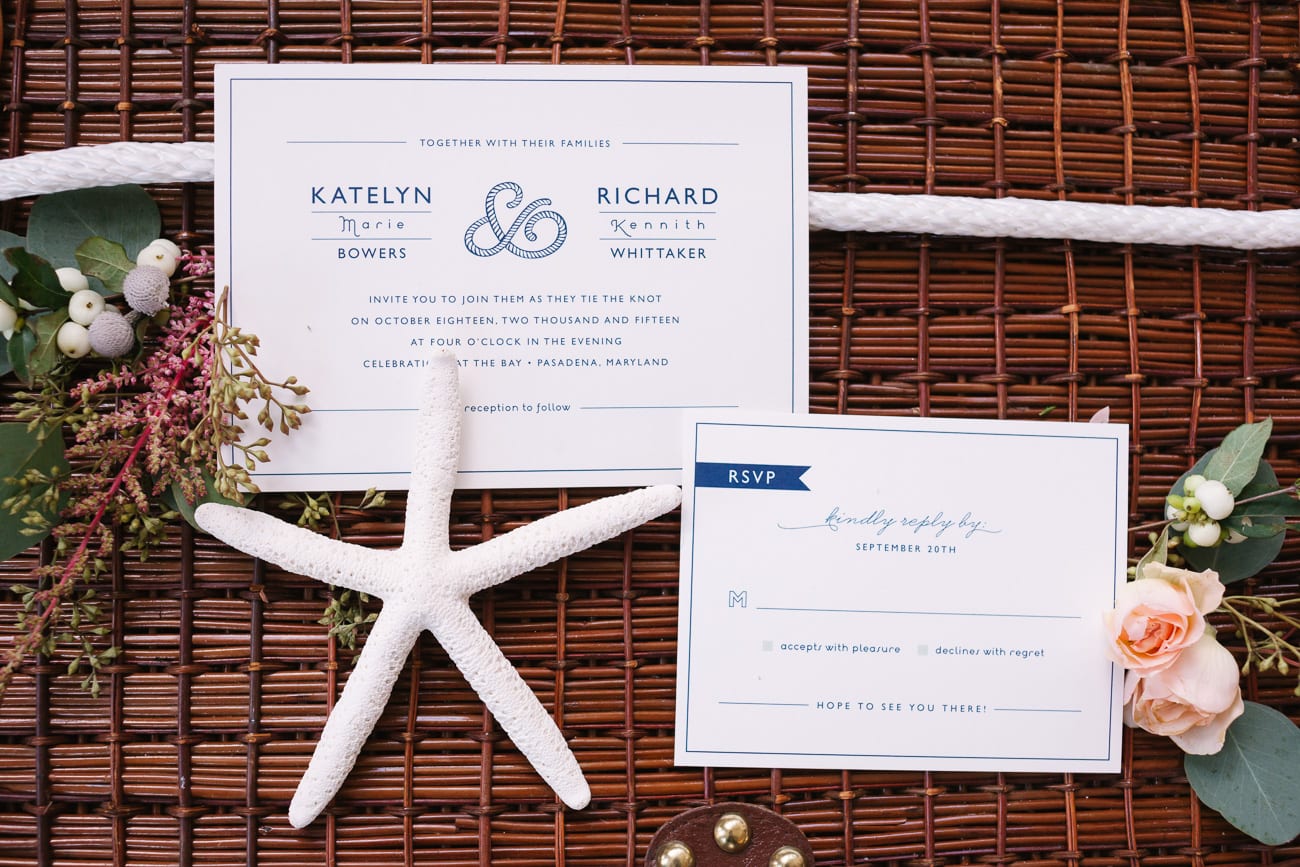 Celebrations at the Bay Nautical Wedding by Lauren Myers Photography #NauticalWedding #AnnapolisWedding #NauticalKnots
