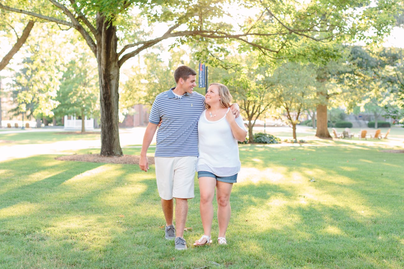 Gettysburg College Engagement Session by Lauren Myers Photography