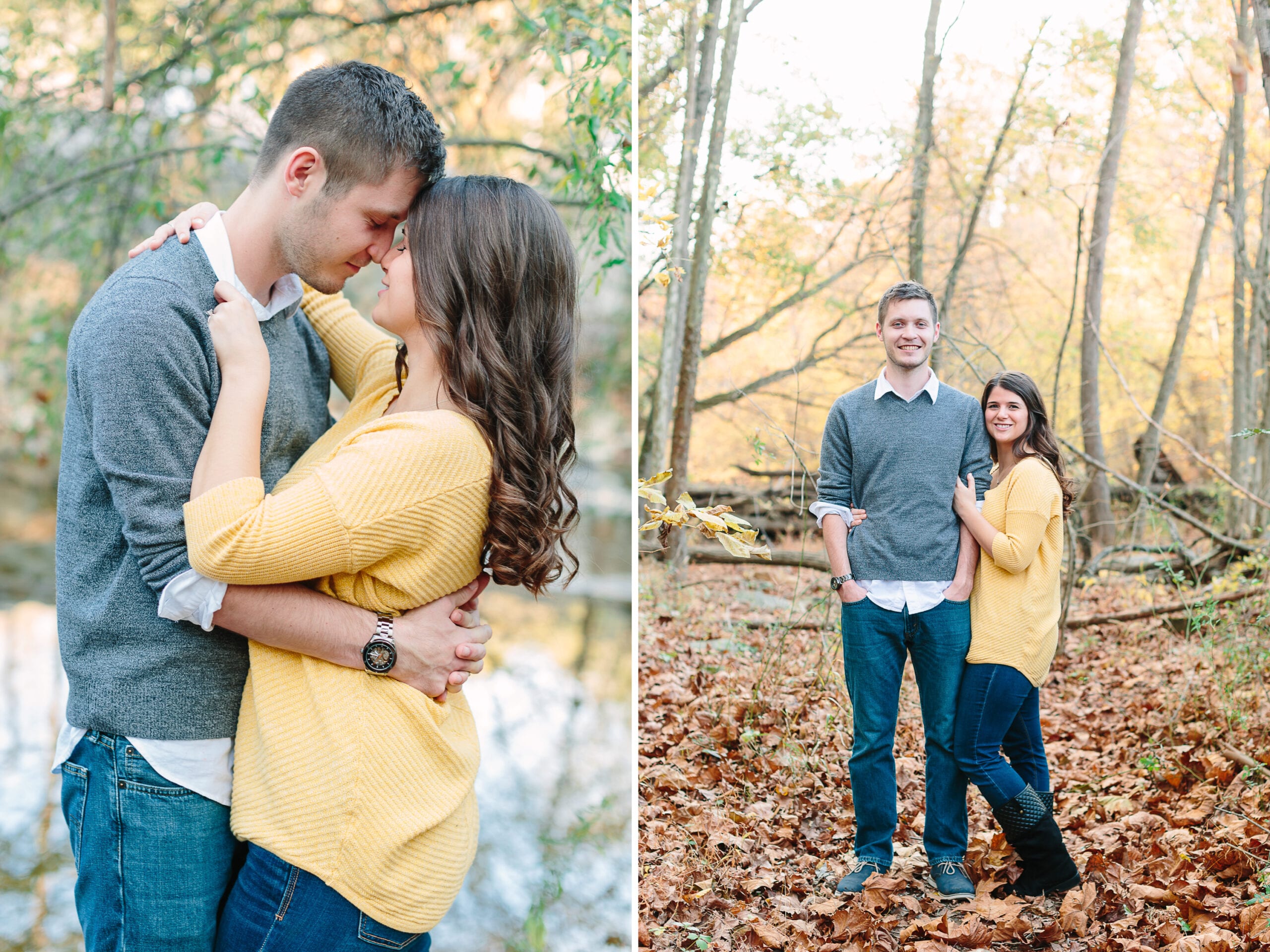Downtown Sykesville Maryland Engagement Session by Lauren Myers Photography