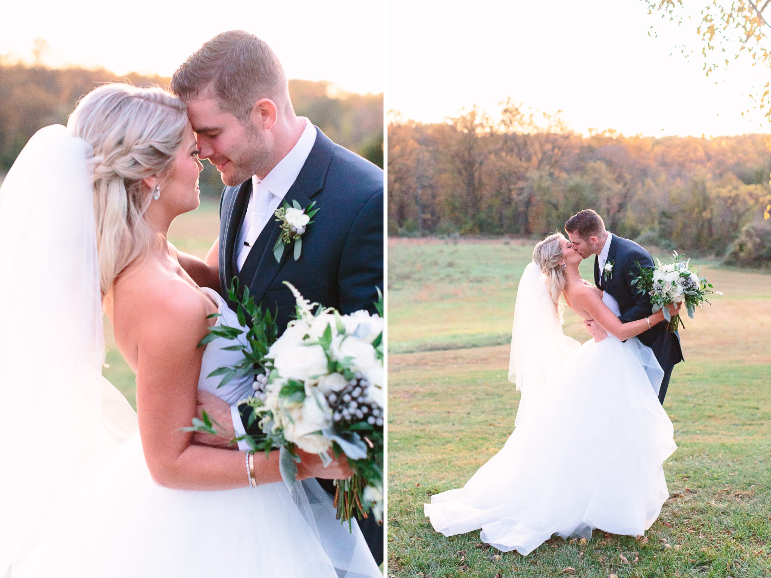 Romantic Belmont Manor Wedding by Lauren Myers Photography